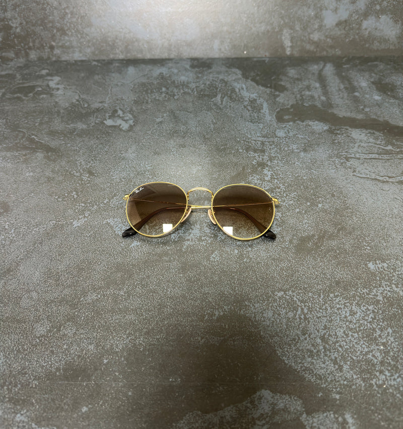 RAY-BAN ROUND METAL GOLD