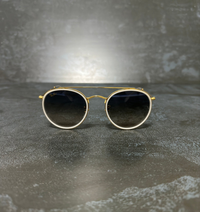 RAY-BAN ROUND DOUBLE BRIDGE OURO