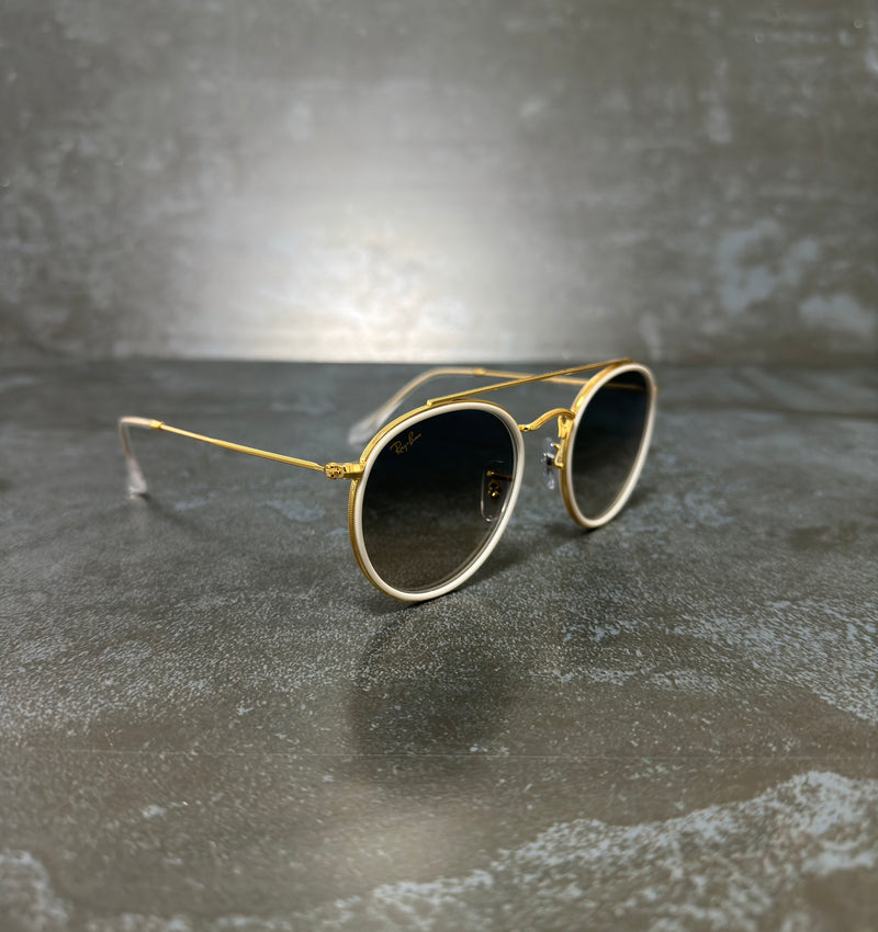 RAY-BAN ROUND DOUBLE BRIDGE OURO