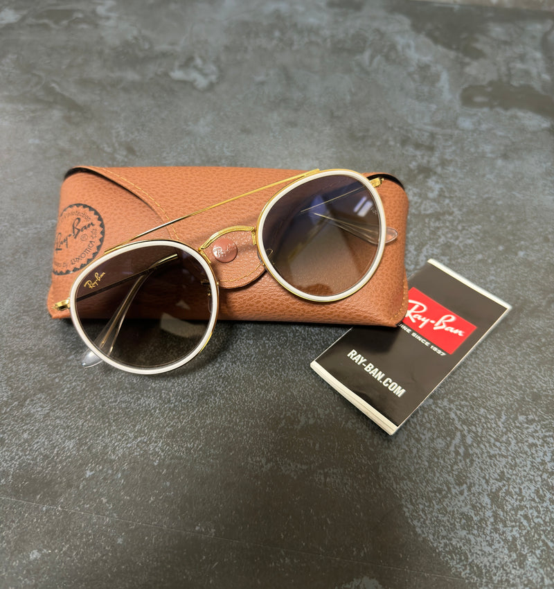 RAY-BAN ROUND DOUBLE BRIDGE OURO