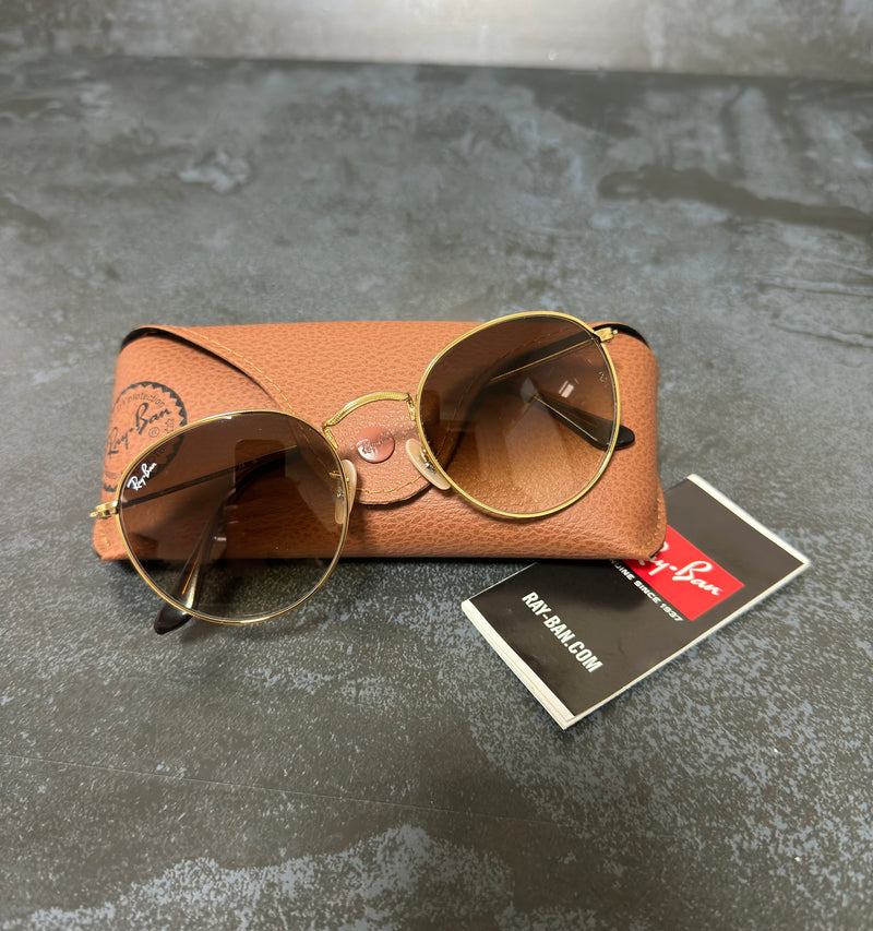 RAY-BAN ROUND METAL GOLD